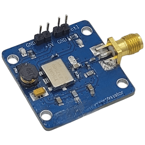 Cushteg 2.4GHz Voltage Controlled Oscillator Module with 15dBm Output Power, Wide Tuning Voltage 0.5V-4.5V, for RF Microwave Signal Source and Test Equipment(B)