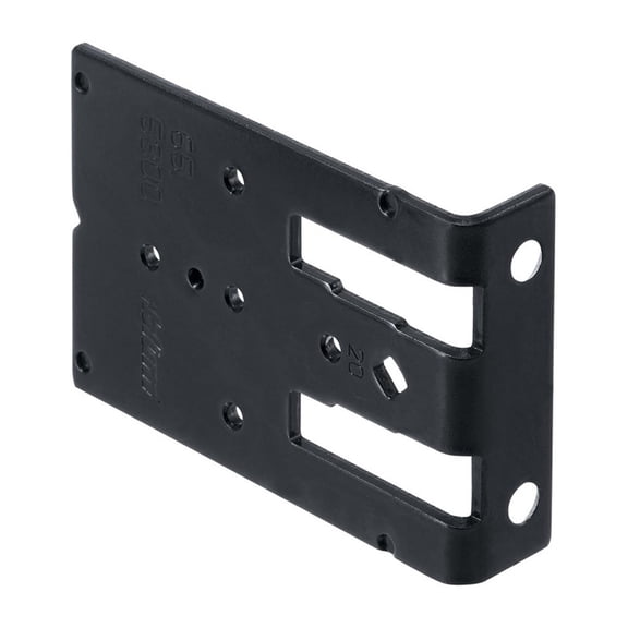 Cushteg 65.5300 Mounting Plate Boring Template for Cabinet Hinges, Installation Plate with Precise Drilling Holes, Plastic Template for DIY and Use