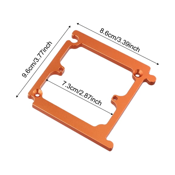Cushteg 86 Switch Box Slotting Template for Molds, 6mm Thickened Aluminum Alloy Jigsaw Mortise and Tenon Joint Tool for Woodworking and Electrical Installation(2)