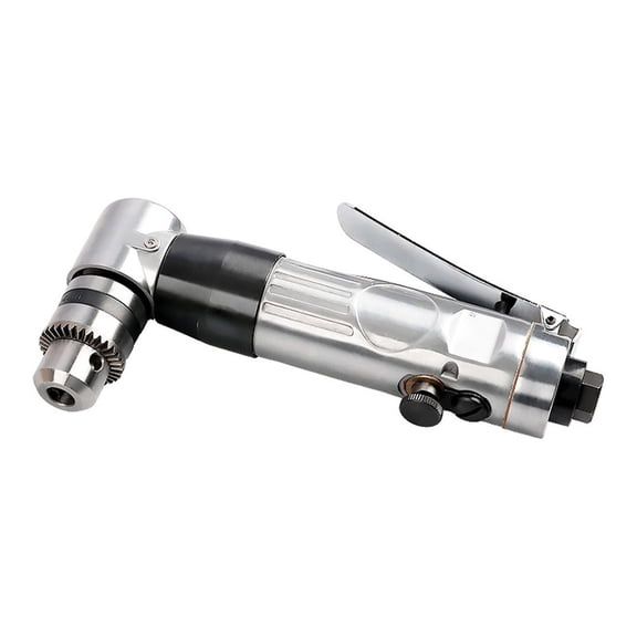 Cushteg 90 Degree Air Angle Drill | Reversible Pneumatic Drilling Machine with Compact Elbow Design | High Torque Output for Tight Spaces | Zinc Alloy Construction