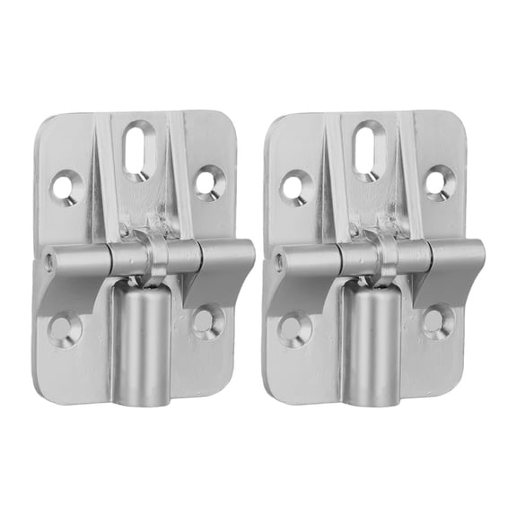 Cushteg Adjustable 180-Degree Locking Hinges for Folding Tables and Bifold Doors, Zinc Alloy Construction(Silver)
