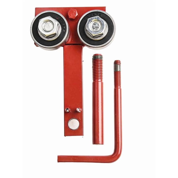 Cushteg Chainsaw Bar Rail Tightening Tool with Secure Fixture Frame, Cast Iron and aluminum Construction, Carbon Steel Chain Guide Plate Corrector for Precise Adjustment for All Chainsaw Types