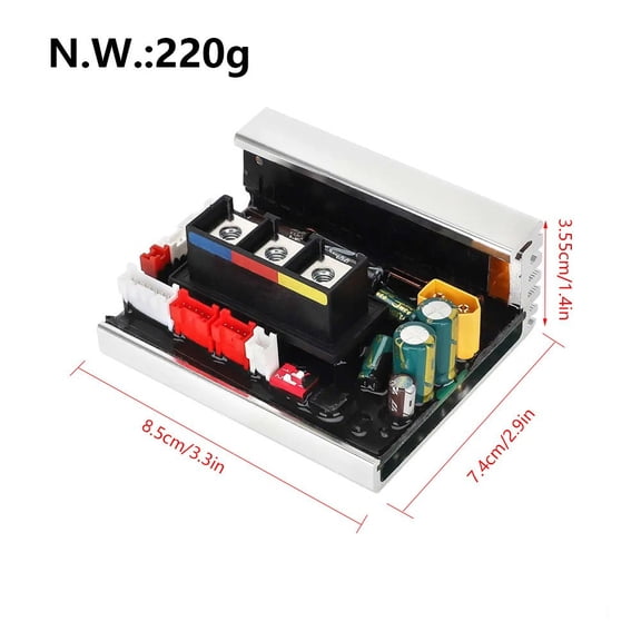 Cushteg Controller with LED Display for Ninebot F2/F2 Pro Electric Scooters, Waterproof Dashboard Instrument Panel Circuit Board Accessory, ABS Material(B)