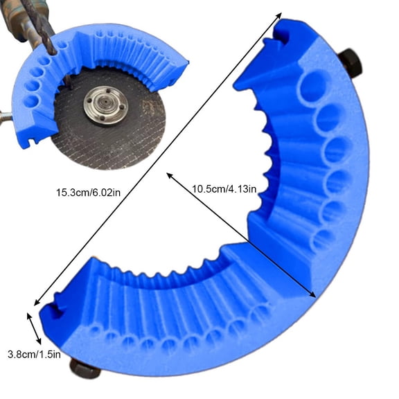 Cushteg Drill Bit Sharpener Attachment for Power Tools, Multi-Specification Grinding Tool with Adjustable Guide for Metalworking and DIY Projects(without gloves)
