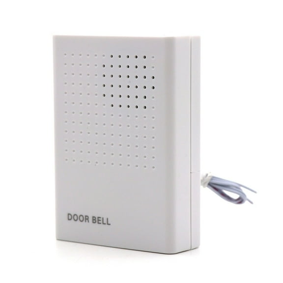 Cushteg Electronic Doorbell Lock Access Control System for Home and Office, ABS Fireproof Material, 12V Wired or Battery Version, White(Battery Version)