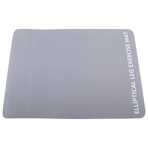 Cushteg Ellipse Machine Mat for Fitness Equipment, Non-Slip Exercise Mat with Shock-Absorbing & Quiet Tech Cloth and Silicone Material, Black/gray(Gray)