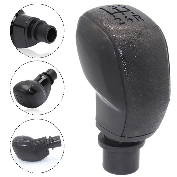 Cushteg Manual Shift Knob for 208 508 2008 3008 and Citron C2 C3 C5 5-Speed Black ABS Gear Knob
