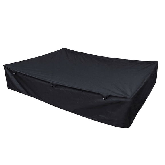 Cushteg RV Cover for Folding for Camping Trailer, Waterproof All-Season Polyester Oxford Travel Cover with Ventilation and Tie-Down Straps