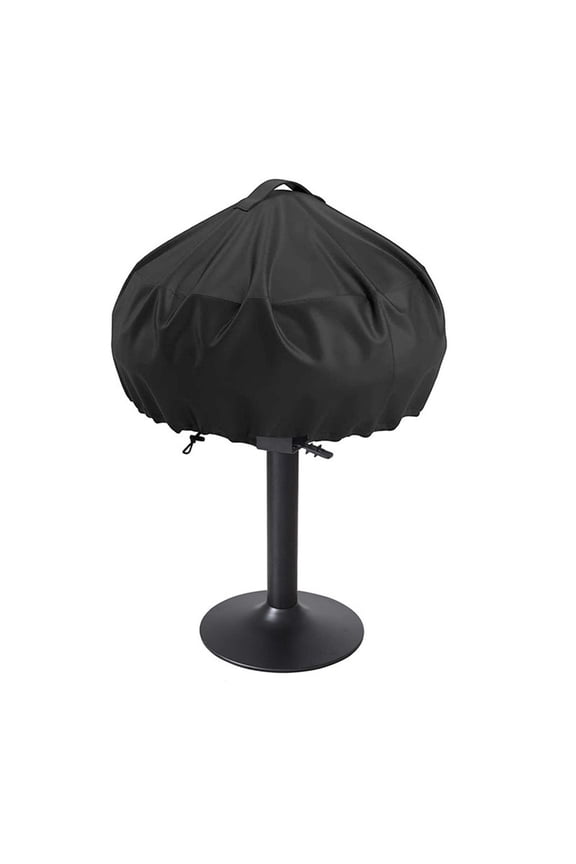 Cushteg Round SplashProof Protective Cover for George Foreman Electric Grills | Weather Resistant BBQ Cover for GGR50B GFO3320 GFO240 | Oxford Cloth Grill Cover with Elastic Hem and Handle