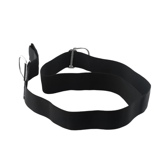 Cushteg Scuba Diving Crotch Strap for BCD Side Mount with D-Ring, Adjustable Nylon Webbing with 316 Stainless Steel Buckle, for Wing and Backplate Systems