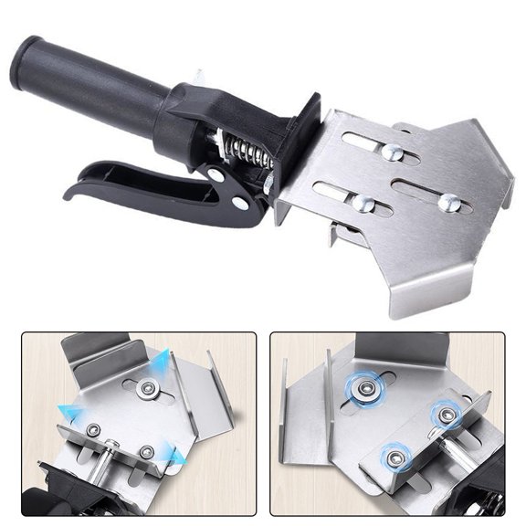 Cushteg Stainless Steel Right Angle Clamp 90 Degree Fixing Tool for Woodworking and Welding, Adjustable Fastening with Movable Jaw for Plates of Varying Thickness
