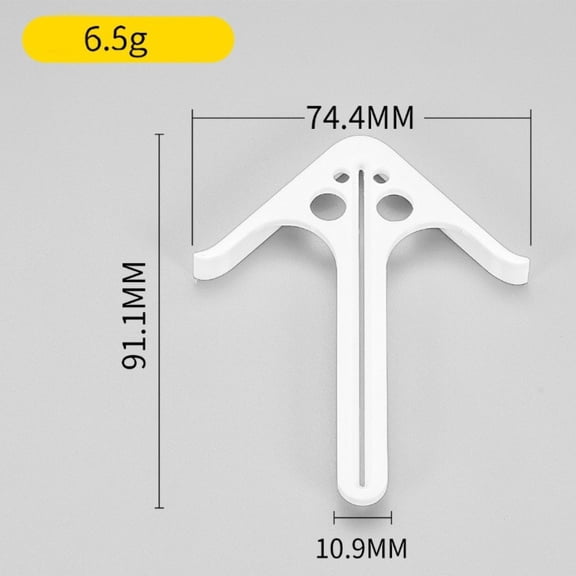 Cushteg Woodworking Center Finder Tool for Round Bars | ABS Measuring Locator Device | Non-Slip Centering Device for Engraving and Craft Projects(small)