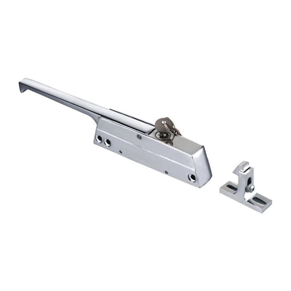 Cushteg Zinc Alloy Refrigerator Door Handle for Side Door Panels, Adjustable Height with Spring Structure, Easy to Install on Kitchen Refrigeration Equipment