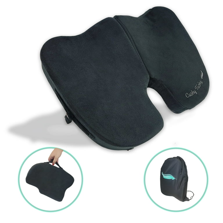 Cushy Tushy Premium Foldable Travel Seat Cushion 18 x 14