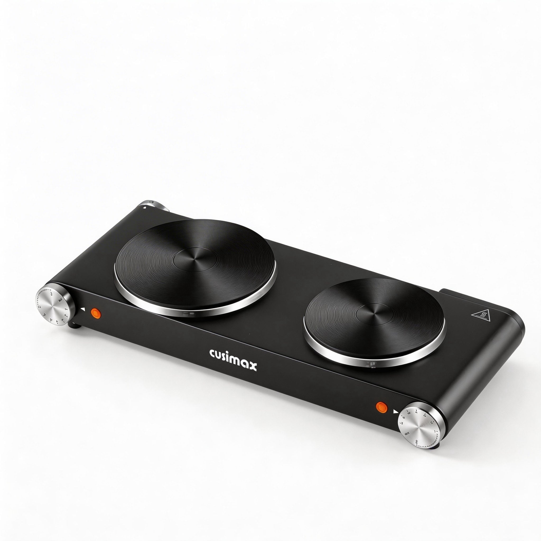 Cusimax 23.03 Inch 2-Coil Stainless Steel Countertop Burners