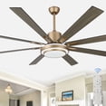 thumbnail image 1 of Cusp Barn 72 Inch Indoor Ceiling Fan with Lights and Remote Control, 6 Speeds Reversible DC Motor Large Ceiling Fans for Bedroom, 1 of 10