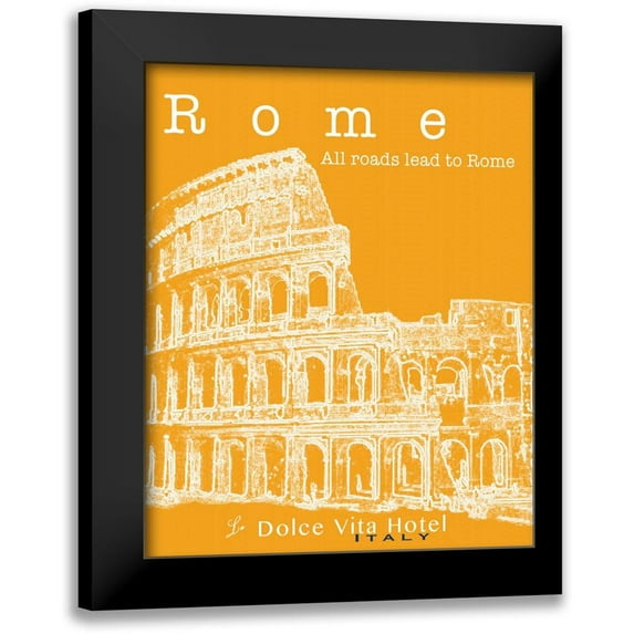Cusson, Marie Elaine 12x14 Black Modern Framed Museum Art Print Titled - Travel Posters III