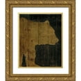 thumbnail image 1 of Cusson, Marie Elaine 12x14 Gold Ornate Wood Framed with Double Matting Museum Art Print Titled - Rustic Lodge Animals Bear, 1 of 4