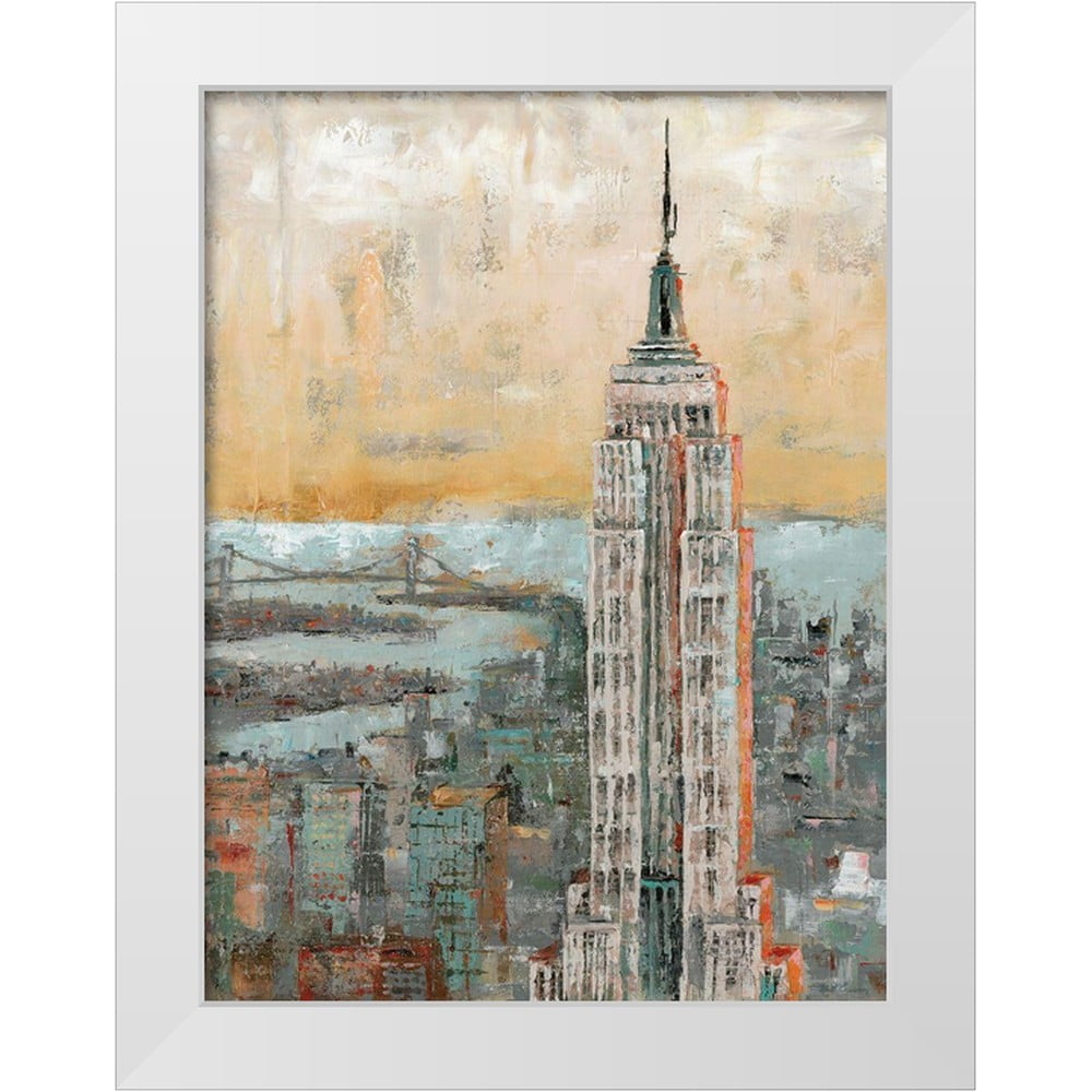 Cusson, Marie Elaine 12x14 White Modern Wood Framed Museum Art Print ...