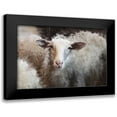 thumbnail image 1 of Cusson, Marie Elaine 14x11 Black Modern Framed Museum Art Print Titled - Sheeps Flock, 1 of 5