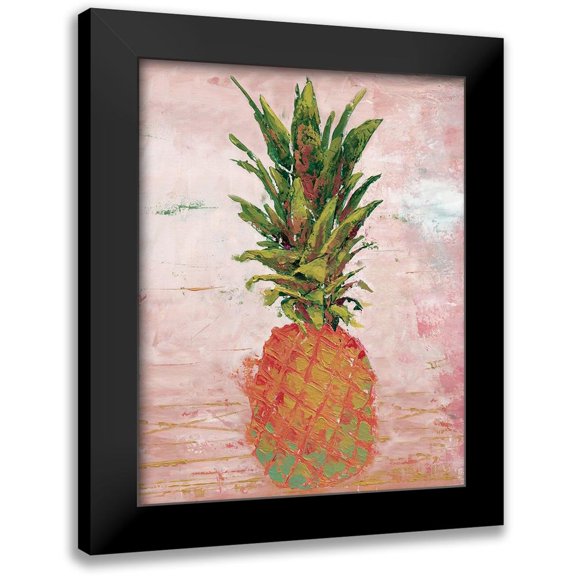 Cusson, Marie-Elaine 15x18 Black Modern Framed Museum Art Print Titled - Painted Pineapple II