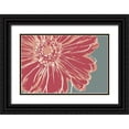 thumbnail image 1 of Cusson, Marie Elaine 24x17 Black Ornate Wood Framed with Double Matting Museum Art Print Titled - Flower Pop Sketch IV-Red, 1 of 4