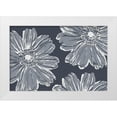 thumbnail image 1 of Cusson, Marie Elaine 24x17 White Modern Wood Framed Museum Art Print Titled - Flower Pop Sketch V-Shades of Grey, 1 of 4