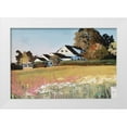 thumbnail image 1 of Cusson, Marie Elaine 32x23 White Modern Wood Framed Museum Art Print Titled - Farmyard Landscape II, 1 of 4