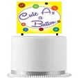 thumbnail image 1 of Cust as a Button Cake Decoration Banner, 1 of 1