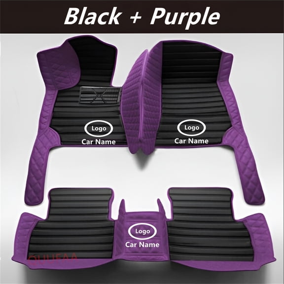 Custam Car Liners Floor Mats Full Set For Alfa Romeo Giulia Stelvio Tonale 2017-2026 Year Car Floor Mats 3D All-Weather Front & Rear Liner Leather Waterproof