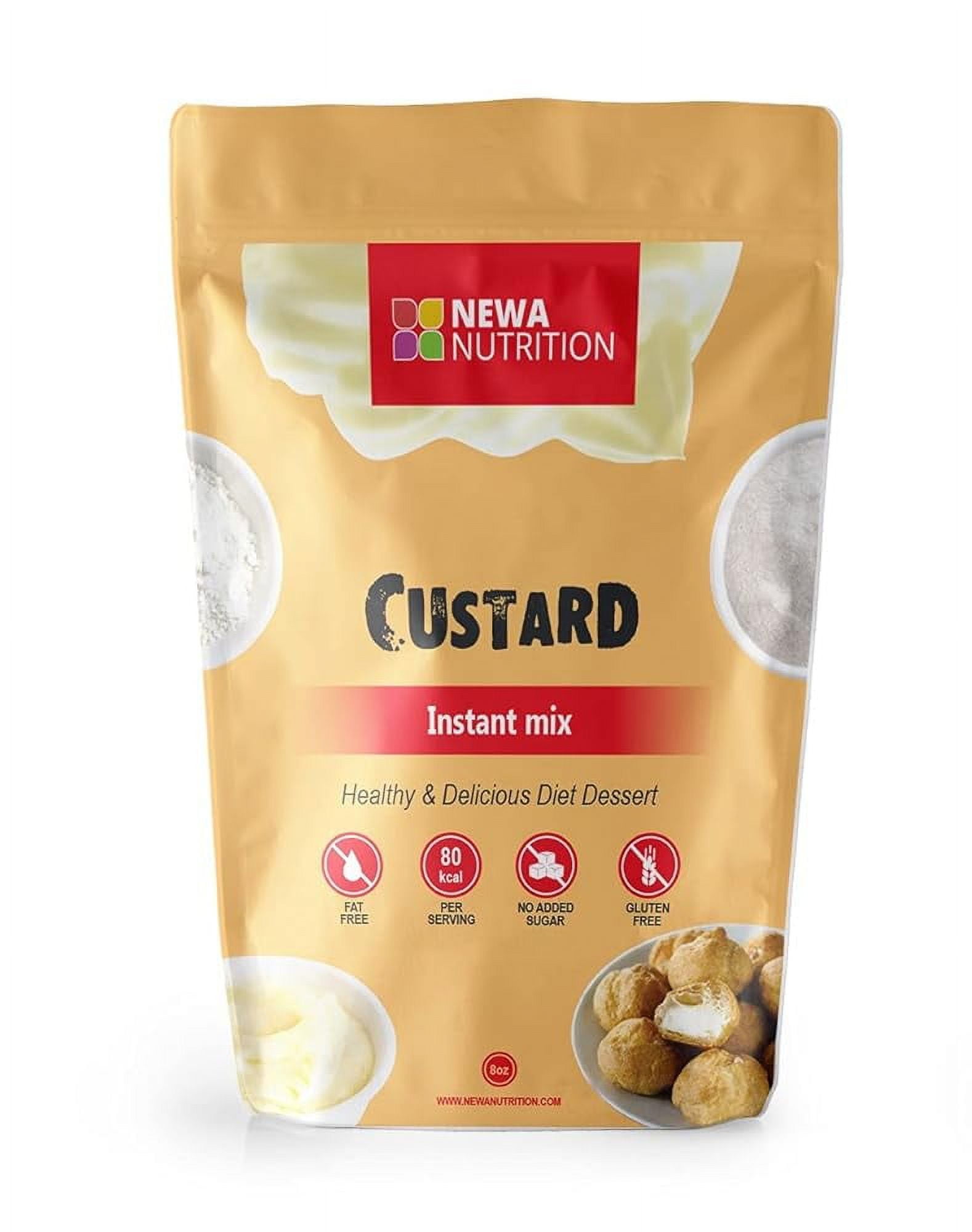 Custard Mix, Custard Powder (Vanilla), Low Carb, Gluten Free, Sugar