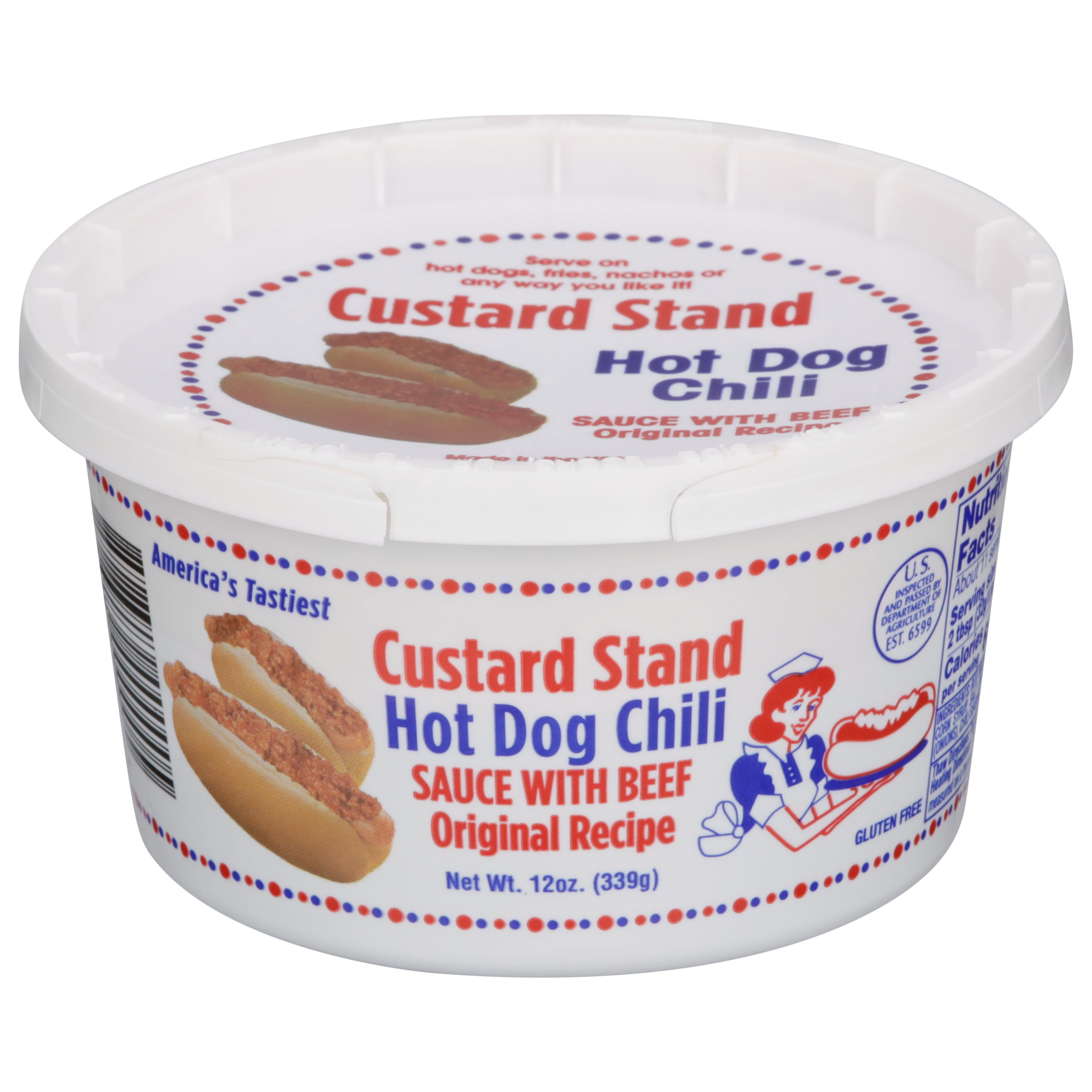 Custard Stand Hot Dog Chili, 12 oz