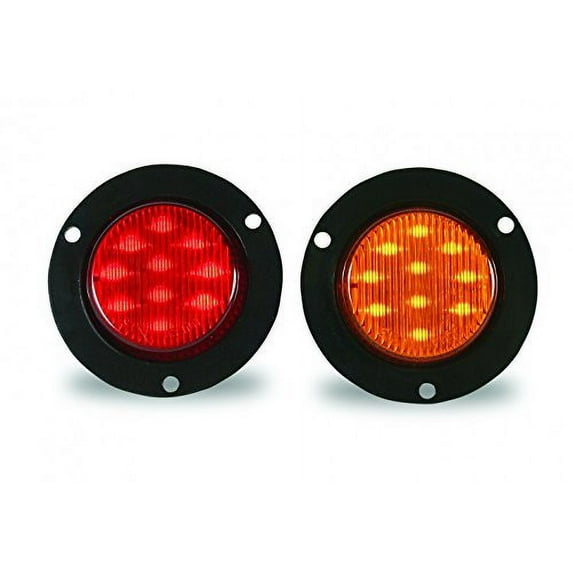 Custer Products CPL2R-P 2 Inch Round LED Marker Light Amber