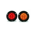 thumbnail image 1 of Custer Products CUPCPL2R-P 2 in. LED Sealed Round Need Plug Grommet Red Marker & Clearance Trailer Light, 1 of 1