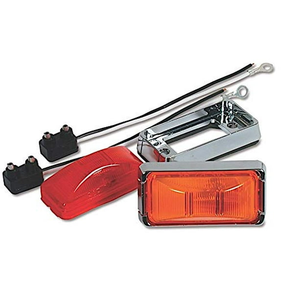 Custer Products CUPG26A-K 2.5 x 1.25 in. Amber Mounting Bracket Rectangular Light