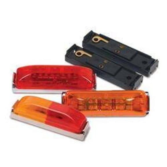 Custer Products CUPG2A 2 in. Amber Round Sealed Clearence Marker Light