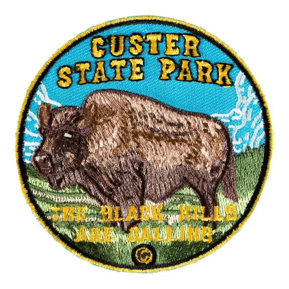 Custer State Park Wild Bison Patch, South Dakota Patches