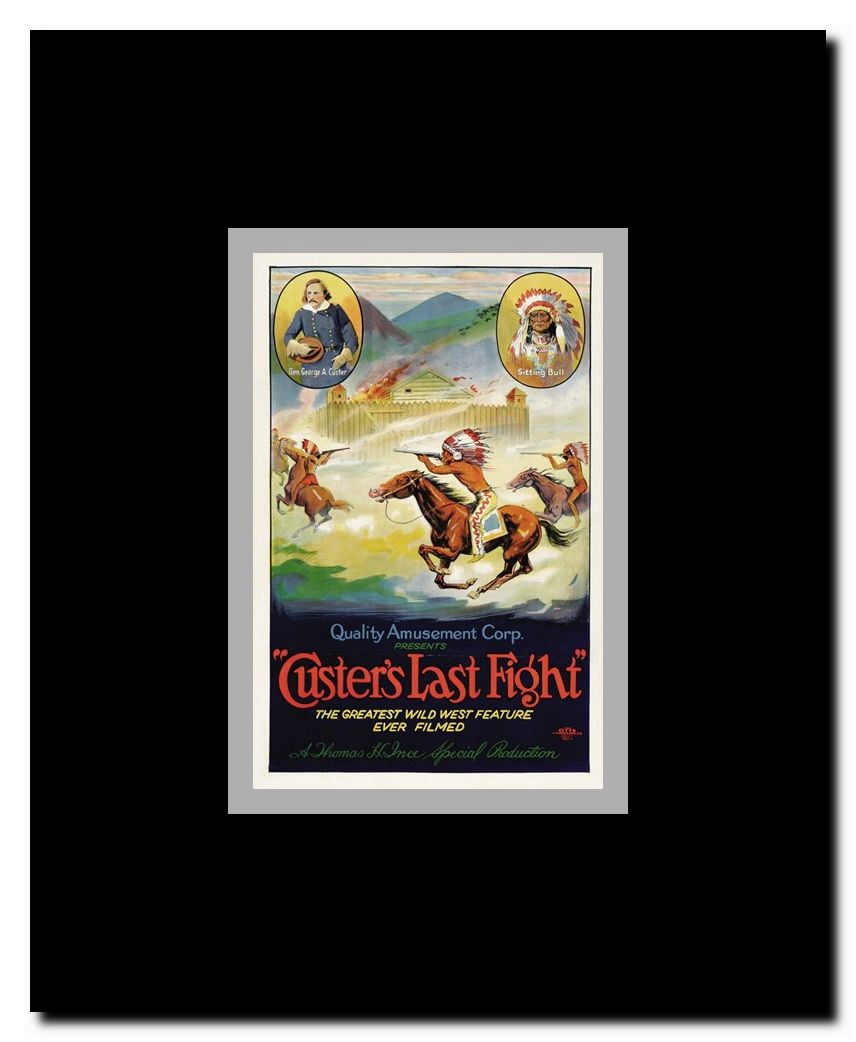Custer's Last Raid Framed Movie Poster
