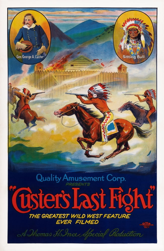 CusterS Last Fight U Canvas Art -  (24 x 36)