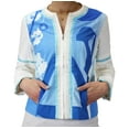 thumbnail image 1 of Custo Barcelona Women's Bianca Dreaming Jacket 8 Light Blue, 1 of 3