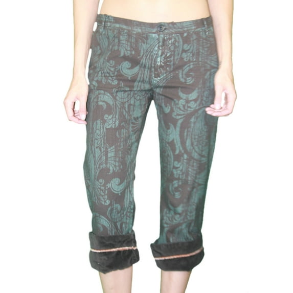 Custo Barcelona Women's King Fu Tolousse Cropped Capri Pants 0/34 Multi-Color