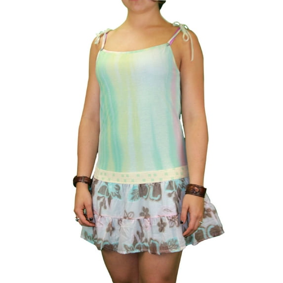 Custo Barcelona Women's Lou Tye Dye Tie-Strap Sun Dress 4/38 Multi-Color