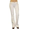 thumbnail image 1 of Custo Barcelona Women's Tiplex Bootcut Jeans 28 White, 1 of 2