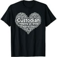 thumbnail image 1 of Custodian Appreciation Day T Shirt - for School or Workplace T-ShirtMen's and women's short-sleeved pure cotton shirts, 1 of 6