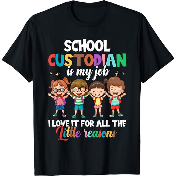 Custodian Appreciation Shirt, Back To School Janitor T-Shirt - Walmart.com