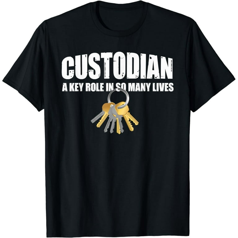 Fun Custodian Keys T Shirt, Janitor Appreciation Gift Fun Custodian Keys T Shirt, Janitor Appreciation Gift