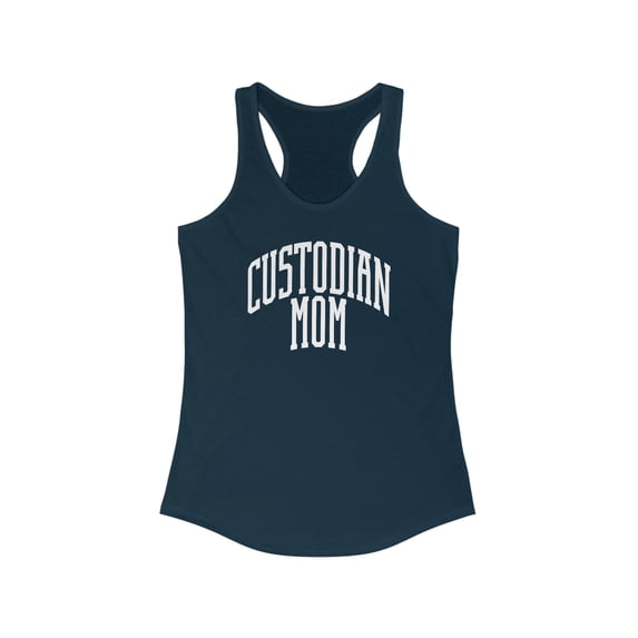 Custodian Mom Mother's Day Mama Tank Top Gifts Shirt Womens Sleeveless
