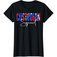 thumbnail image 1 of Custodian Squad Tie Dye Back To School women appreciation T-Shirt, 1 of 3