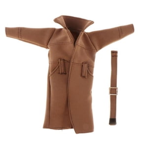 Custom 1/6 Scale Female Action Figure Coat Windbreaker Fits 12 "Doll Body Accessories - coffee