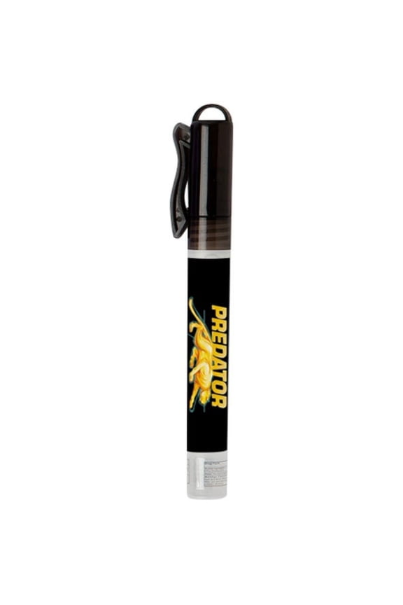 Custom 10 ml Hand Sanitizer Spray Pen, Set of 500, Personalized Bulk Pack, InfectiGuard Hand Sanitizer with Carabiner Imprinting Keychain Perfume Spray Pen for Travel, Home, and Car Use - Black
